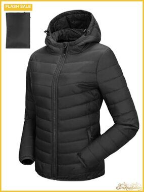 Women's Hooded Packable Puffer Jacket Lightweight Warm Winter Coat